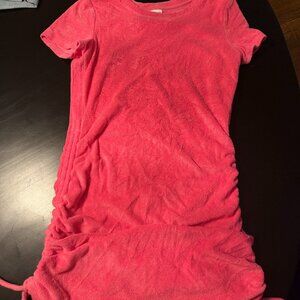 Hot Pink Adjustable Bathing Suit Coverup